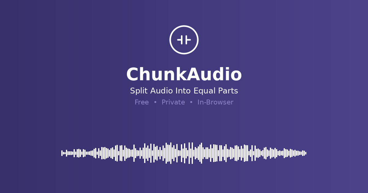 ChunkAudio Screenshot